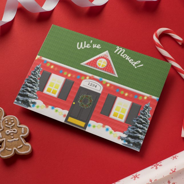 Holiday House New Address Postcard (Creator Uploaded)