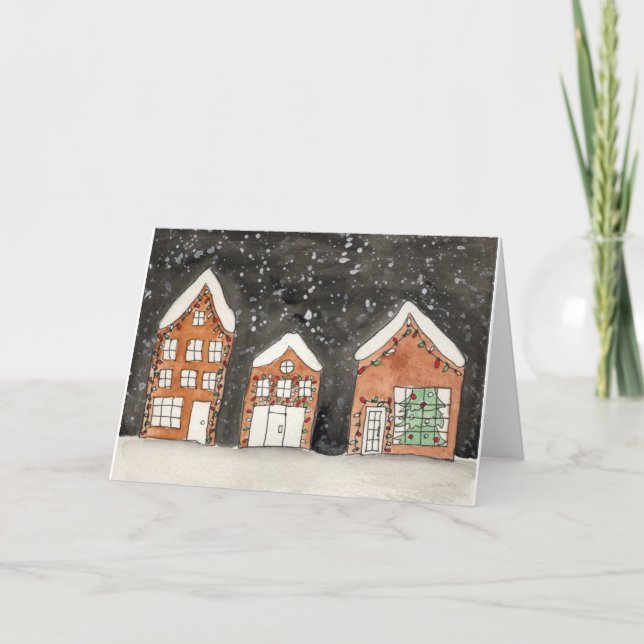 Holiday Houses Card (Front)