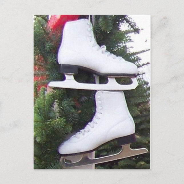 Holiday Ice Skates Postcard (Front)