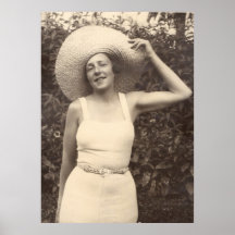 Holiday in Cannes in 1930s poster