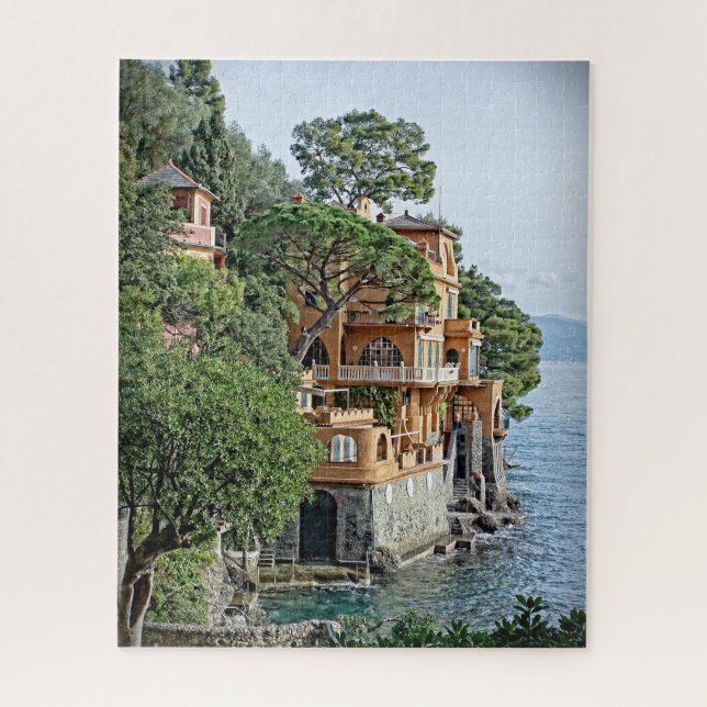 Holiday in Italy - Portofino - 16x20 - 520 pcs Jigsaw Puzzle (Vertical)