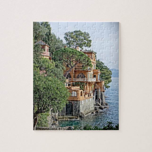Holiday in Italy - Portofino - 8x10 - 110 pcs Jigsaw Puzzle (Vertical)