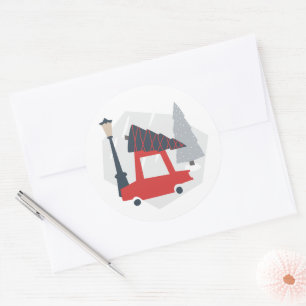 Holiday in the City Christmas Holiday Sticker