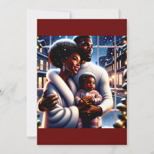 Holiday Joy: A Young Family's Christmas Shopping A Card