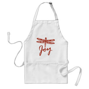 Holiday Joy Dragonfly Standard Apron