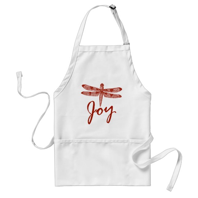 Holiday Joy Dragonfly Standard Apron (Front)