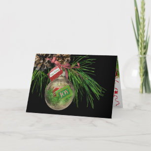 Holiday Joy Ornament Card