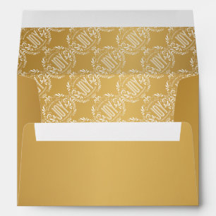 HOLIDAY JOY ORNAMENT PLAIN GOLD ENVELOPE