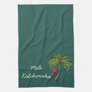 Holiday Kitchen Towel-Mele Kalikimaka Tea Towel