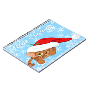 Holiday Kitten Notebook