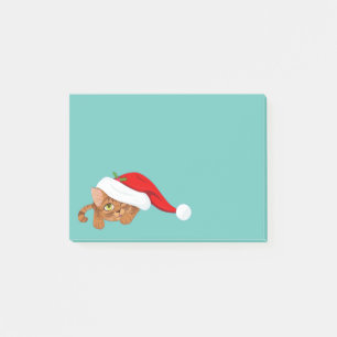 Holiday Kitten Post-it Notes