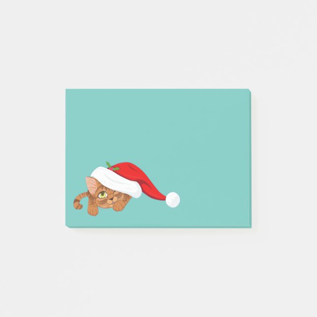 Holiday Kitten Post-it Notes (Front)