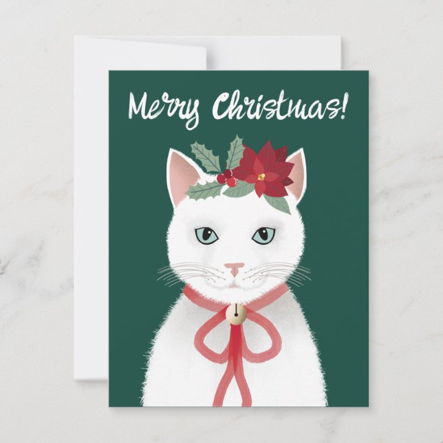 Holiday Kitty Card (Front)