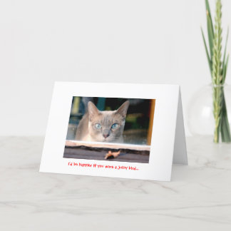 Holiday Kitty Card