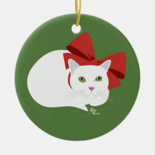 Holiday Kitty Ornament
