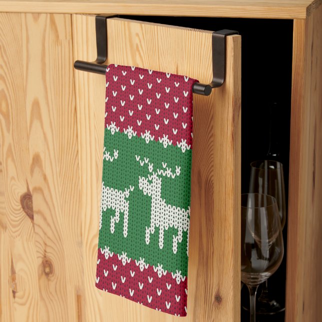 Holiday Knit No. 01 Tea Towel (Thirds Fold)