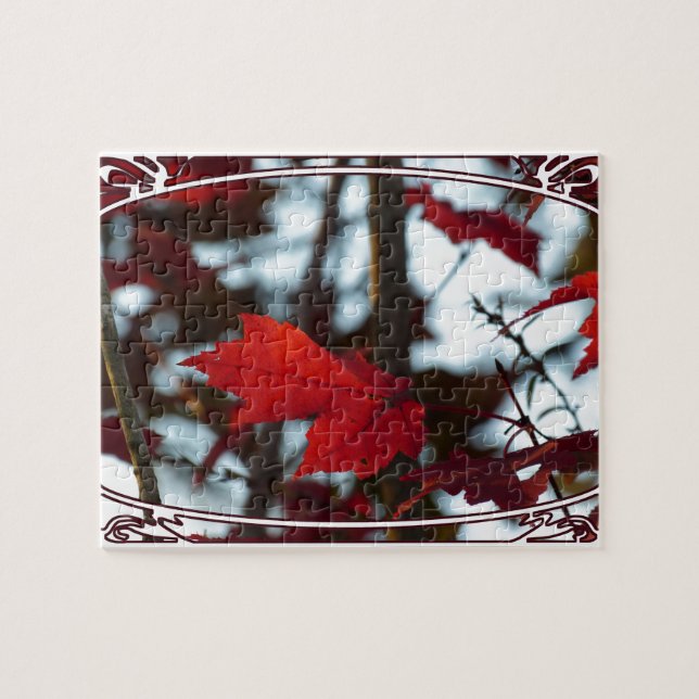 Holiday Leaves Jigsaw Puzzle (Horizontal)