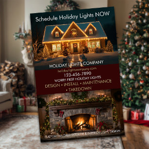 Holiday Light Installation Business Flyer