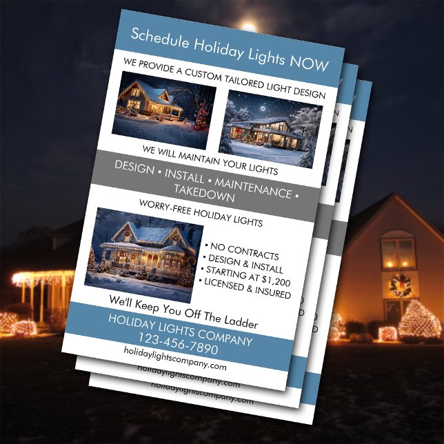 Holiday Light Installation Company Flyer (Creator Uploaded)