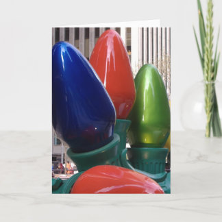 Holiday lights 3 card