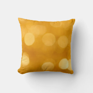 Holiday Lights Golden Spots Cushion