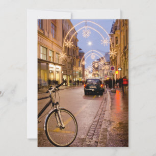 Holiday Lights in Basel, Switzerland Card