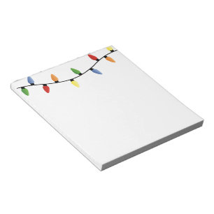 Holiday Lights Notepad