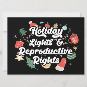 Holiday Lights & Reproductive Rights III Card