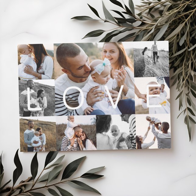 Holiday Love | Modern Minimal Multiple Grid Photos (Holiday Love | Modern Minimal Multiple Grid Photos)