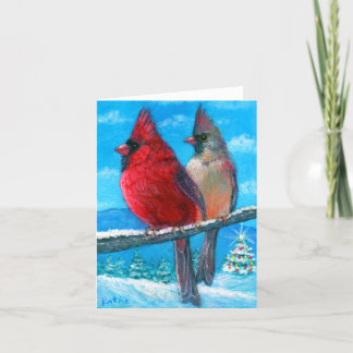 'Holiday LoveBirds' Card