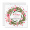 Holiday Luncheon Elegant Christmas Floral Wreath