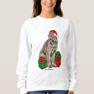 Holiday lynx sweatshirt