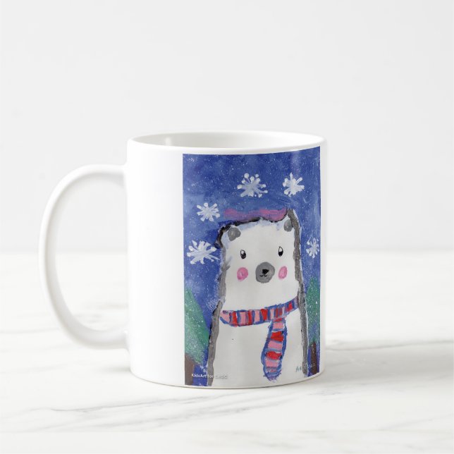 Holiday Magic - Kids Art for CHOC Coffee Mug (Left)