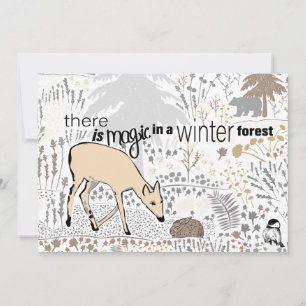 Holiday Magic Woodland Card