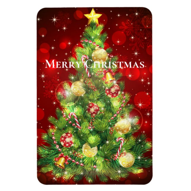 Holiday Magnet-Tree Magnet (Vertical)