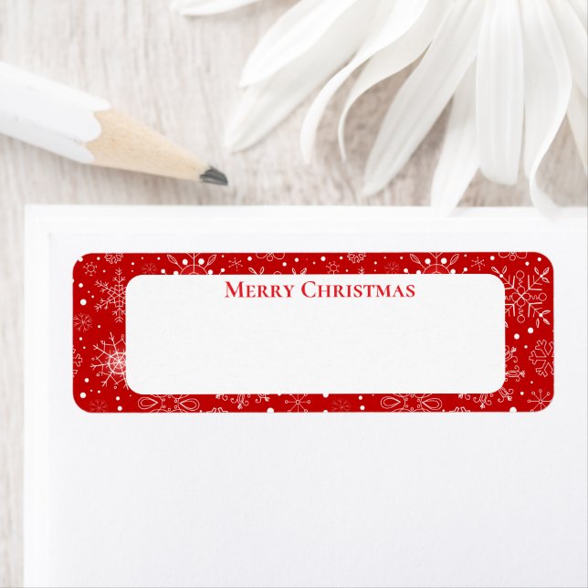 Holiday Mailing Return Address Label (Insitu)