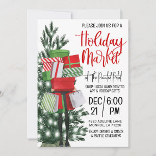 Holiday Market Shopping Invitation