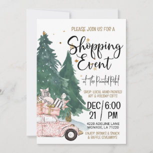 Holiday Market Shopping Invitation