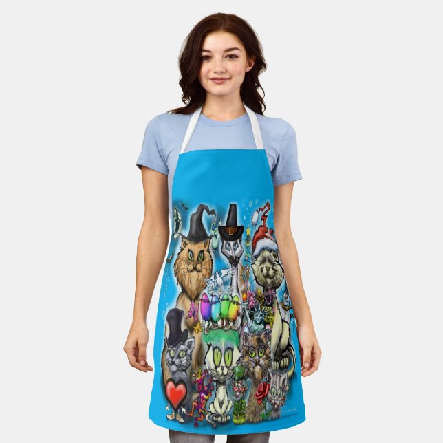 Holiday Mash Up Apron (Worn)