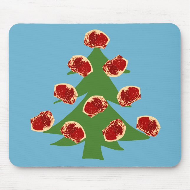 Holiday Meat Tree Mouse Pad (Front)