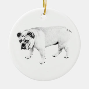 Holiday Memories, Dog Tree Charm Ceramic Ornament