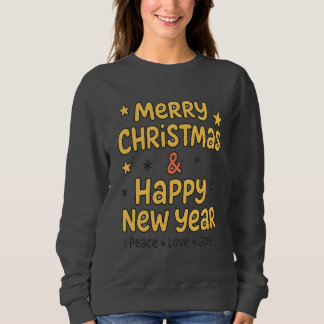 Holiday Merry Christmas Gift Sweatshirt for Women
