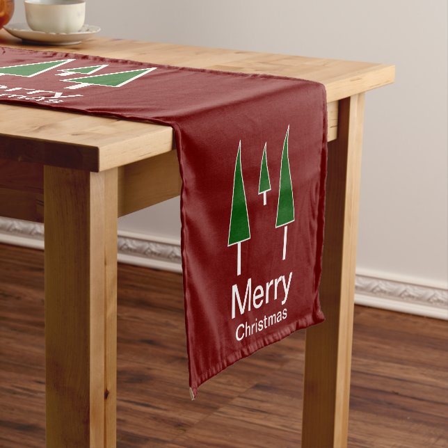 Holiday Merry Christmas Table Runner (In Situ)