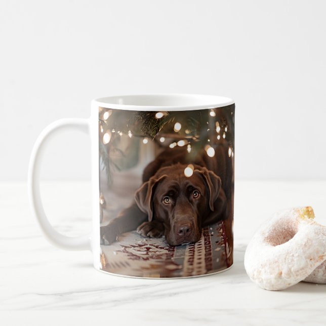 Holiday Mischief Maker Coffee Mug (With Donut)