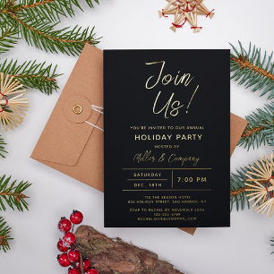 Holiday Modern Chic Corporate Christmas Party