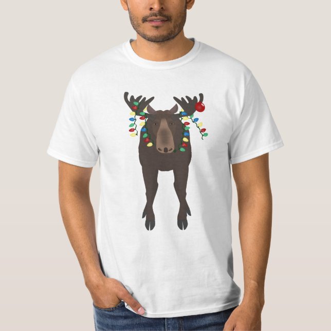 Holiday Moose T-shirt (Front)