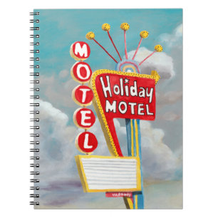 Holiday Motel Sign Notebook