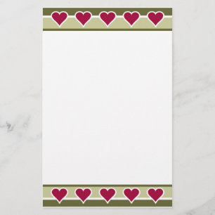 Holiday Motif stationary, customisable Stationery