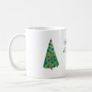 Holiday Mug, Christmas Tree Coffee Mug