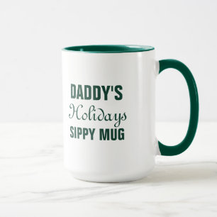 Holiday mug - customisable text